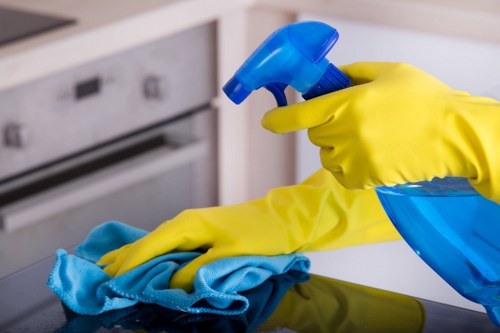 Clean residential windows in a Westkensington flat building