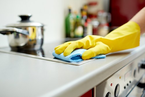 Cleaning different façade materials on a Westkensington property using a careful method