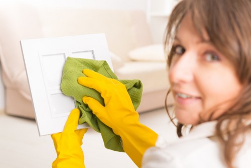Cleaner hard flooring after professional maintenance in Westkensington